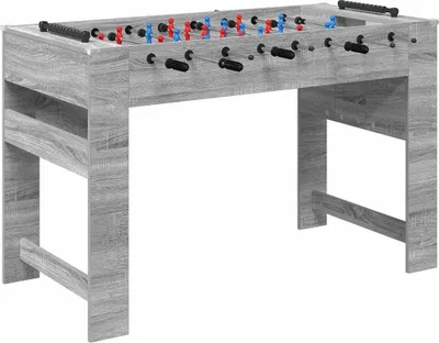 Immagine prodotto di vidaXL Calciobalilla Grigio Sonoma 125 x 60,5 x 80 cm