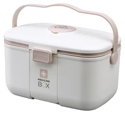 Produktbild von Solidchoice – Medikamentenbox mit zwei Fächern für den Einsatz zu Hause und unterwegs