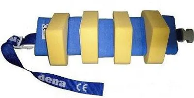 Produktbild von Schwimmgürtel Kinder mit Sicherheitsverschluß 60cm Länge Farbe Gelb Blau