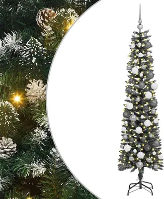 Obrázek produktu pro Umělý vánoční stromeček Zelená 180 cm PVC, plast a ocel