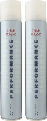 Obrázek produktu pro Wella Performance 2 x 500 ml sada laků na vlasy s extra silnou fixací