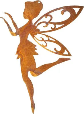 Produktbild von Gartenfigur Elfe tanzend Edelrost