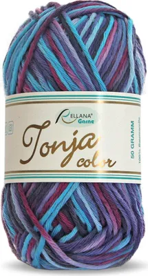 Produktbild von Rellana Tonja Color Topflappengarn 100%Baumwolle Schulgarn 50 g =85m 435