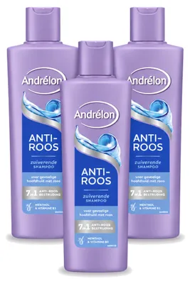 Obrázok produktu pre 3 x Šampon Andrélon proti lupinám - 250 ml - výhodná balenka - 3 kusy
