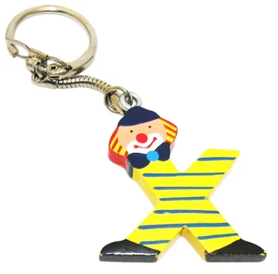 Produktbild von Schlüsselanhänger Buchstabe Clown X