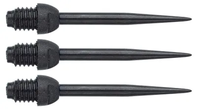 Produktbild von Winmau 8601, Weiche Spitze, Schwarz, Erwachsener, Unisex, 3 Stück(e)
