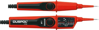 Imagen del producto de Probador de tensión Benning, 12-1000 V AC/DC, 2 polos, con posibilidad de conectar carga, modelo DUSPOL analógico - 50261