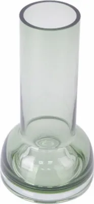 Immagine prodotto di Vaso di vetro con calice in verde - accenti di stile per i vostri interni