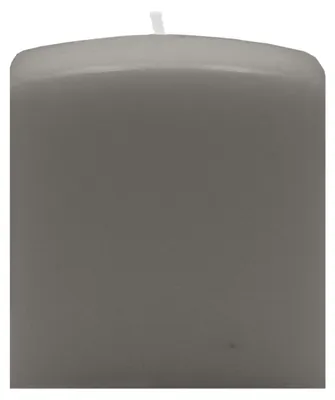 Produktbild von Quader Kerzen Grau 8 x Ø 7/7 cm, 8 Stück