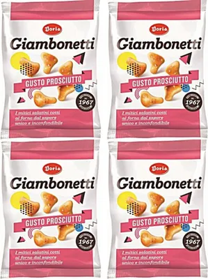 Produktbild von Brezeln mit Prosciutto-Schinken-Geschmack 4x40g - Doria
