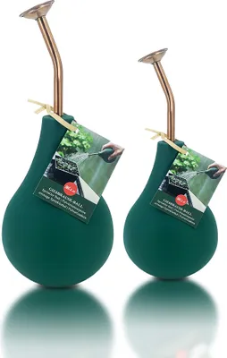 Produktbild von Gießbrause, Ballbrause, Sprüher, um Ihre Pflanzen zu bewässern, Schonende Ballbrause, Zerstäuber Hand aus Kupfer. (2er Set 240 ml+ 500 ml ,dunkelgrün)