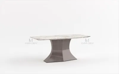 Produktbild von Esstisch Holztisch Marmor Tische Tisch Esszimmer Design Luxus Möbel 180x90cm Neu