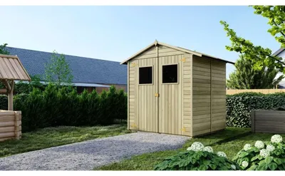 Produktbild von Gartenhaus, Gerätehaus 3.46m2 - 1.9x1.82m - Imprägniert