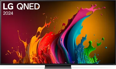 Zdjęcie produktu dla LG QNED 75QNED87T6B, 190,5 cm (75"), 3840 x 2160 px, QNED, Smart TV, Wi-Fi, Czarny, Srebrny