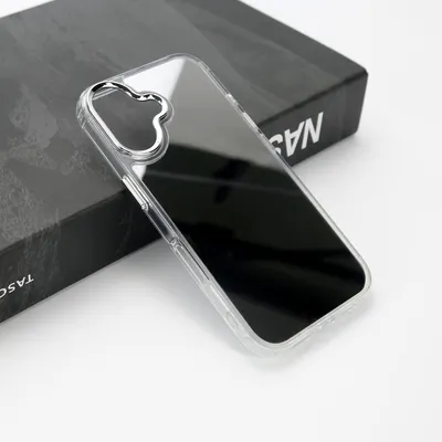 Obrázek produktu pro INF Zrcadlový obal pro iPhone 16 (6.1") - Průhledná TPU+PC ochrana