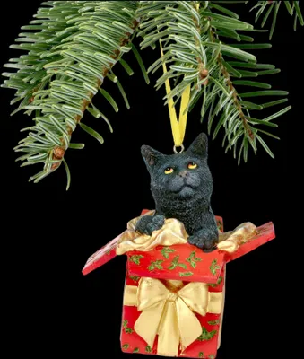Produktbild von Christbaumschmuck - Katze aus Geschenk