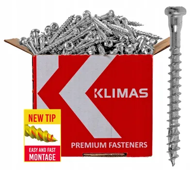 Produktbild von KLIMAS WKRĘT-MET Holzbauschrauben 5x50mm Torx 250 Stück