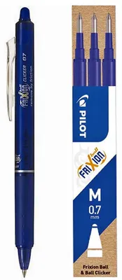 Produktbild von Pilot Frixion Click nachfüllbarer Kugelschreiber blau