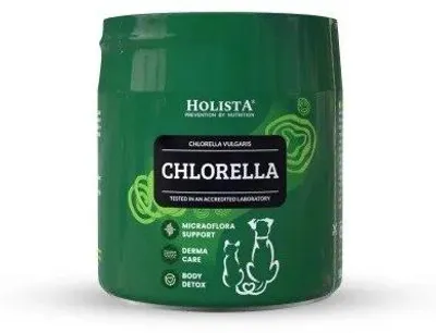 Produktbild von HOLISTA Chlorella - nahrungsergänzungsmittel für hunde und katzen - 100g