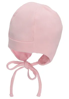 Produktbild von Sterntaler Mütze für Mädchen mit Bindebändern, Alter: 1-2 Monate, Größe: 35, Ros