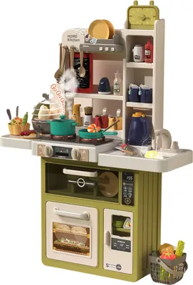 Produktbild von Coemo Kinderküche Jenny Spielküche mit viel Zubehör Farbe Grün