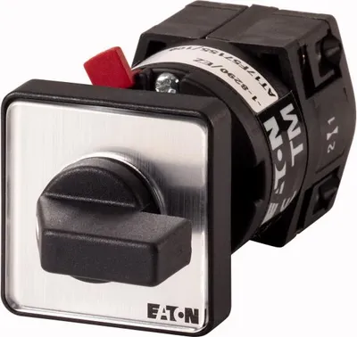 Produktbild von Umschalter, 10 A, Zentraleinbau, 1 Kontakteinheit, Kontakte: 2, 60 °, rastend, 1-2, Abwicklungsnummer 8220 000692 EATON