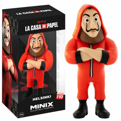 Image de Figurka Minix Helsinki z maską - 12 cm, seria Money Heist, wysoka jakość