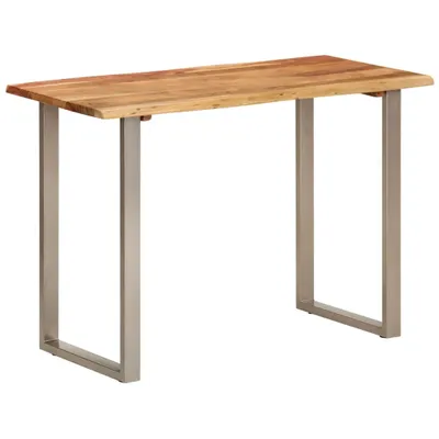 Image de Table à dîner 110x50x76 cm Bois d'acacia solide