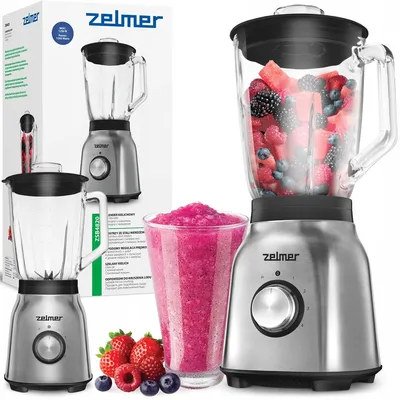 Standmixer Zelmer 1250 W Glas 1,5 l 4 Geschwindigkeiten Eiscrushen ZSB4820