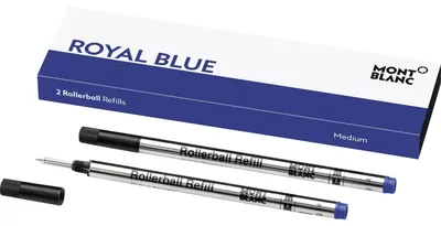 Zdjęcie produktu dla Montblanc 128233, Niebieski, Średni, Czarny, Niebieski, Stal, 2 szt.