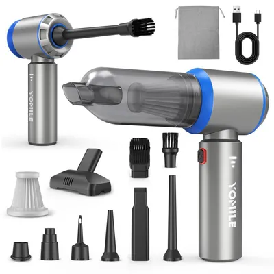 Productafbeelding van Draadloze handstofzuiger, 25000 PA zuigkracht, 4-in-1, accuvoeding, borstelloze motor, 3 zuigstanden, met accessoires