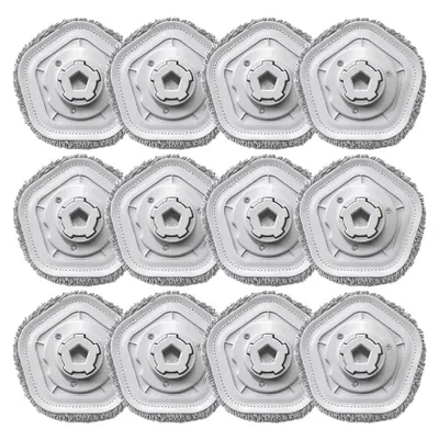 Image de Accessoires pour aspirateurs robots, filtres HEPA, brosses de rechange et serpillères, lot de 12 pièces