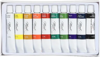 Obrázek produktu pro DOCHTMANN Akrylové barvy umělecká sada 10x12ml