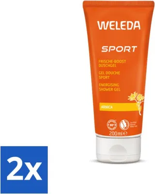 Image de WELEDA - Gel douche Sport - Arnica - 200 ml - Pack avantage - 2 pièces
