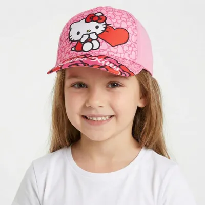 Produktbild von Hello Kitty Kinder Mädchen Basecap Baseball Kappe – Rosa / 54