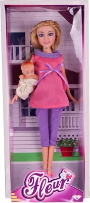 Produktbild von Fleur-Puppe schwanger mit Baby