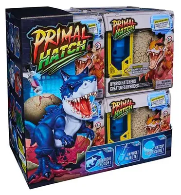 Produktbild von Primal Hatch Hybrid Dinos - Dino Actionfigur im Ei, sortiert, 360 g