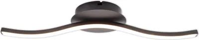 Produktbild von Näve Leuchten LED Wand-/Deckenleuchte "ONDA" L:45cm LED Wand-/Deckenleuchte "ONDA" L:45cm Deckenleuchten - LED Wand-/Deckenleuchte "ONDA" L:45cm, Deckenlampe im Modern Style, aus Metall und Kunststoff in schwarz, 45 x 13 x 6,5 cm, inkl. LED