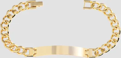 Produktbild von Akzent Panzerketten-Armband aus Edelstahl in silberfarbig