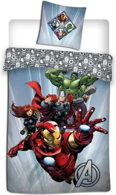 Produktbild von Marvel Avengers Kinder Bettwäsche Set