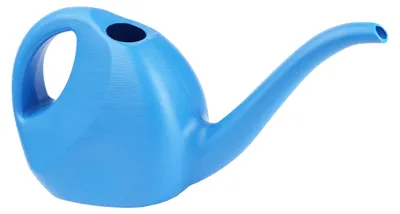 Produktbild von Garronda Gießkanne Zimmerpflanzen Innen, Gießkanne klein plastik, Bewässerung für Zimmerpflanzen, Gieskanne für Haushalt GD-0045 (Blau, 2 Liter)