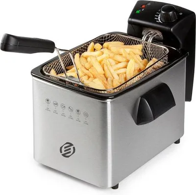 Zdjęcie produktu dla Podwójny garnek do frytkowania 4 litry – garnek – garnek do frytkowania – frytkownica – garnki do frytkowania