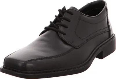 Produktbild von Rieker Schnürschuhe - Glanzschwarz Glattleder Größe: 45 Normal