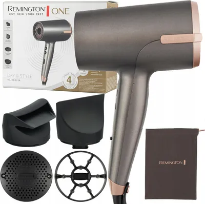 Produktbild von Remington One Dry 2000W Thermacare Haartrockner + 4 Aufsätze D6077