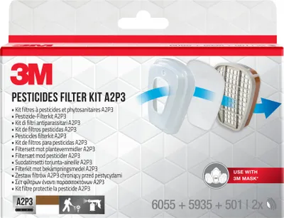 Produktbild von Filterkit Pestizid A2P3 6003BC1 Packung mit 4 Stück