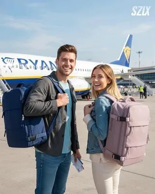 Zdjęcie produktu dla Plecak podróżny próżniowy pompka ryanair 40X30X20 dla kobiet