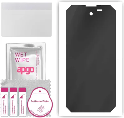 Produktbild von apgo Hydrogel Blickschutzfolie, Matt, kompatibel mit Blackview BV8100, Privacy Displayschutzfolie, Schutzfolie mit Positionierhilfe, Anti-Spy, kratzfest, einfache Montage