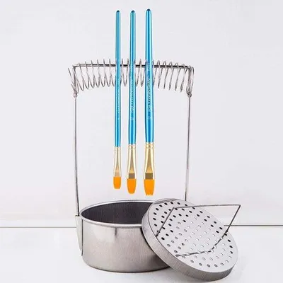 Image de Nettoyeur à brosses en acier inoxydable avec réservoir d'eau et filtre