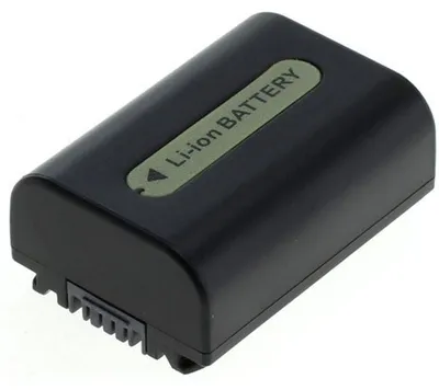 Produktbild von Akku für Sony HDR-CX305 Li-Ion 7,2 Volt 650 mAh schwarz.