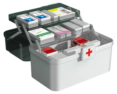 Productafbeelding van Medicijn Organizer met Grote Capaciteit en Handvat